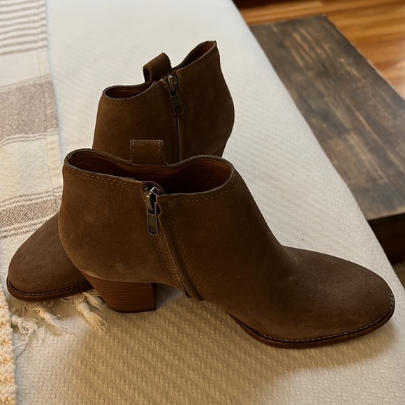 Madewell Billie boot in wet pebble suede size 7 - Picture 3 of 12